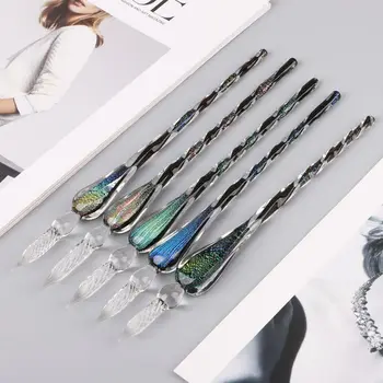 Vintage Handmade Starry Sky Crystal Glass Dip Signature Ink Fountain Pen Writing Tools With Gift Box
Vintage Handmade Starry Sky Crystal Glass Dip Signature Ink Fountain Pen Writing Tools With Gift Box