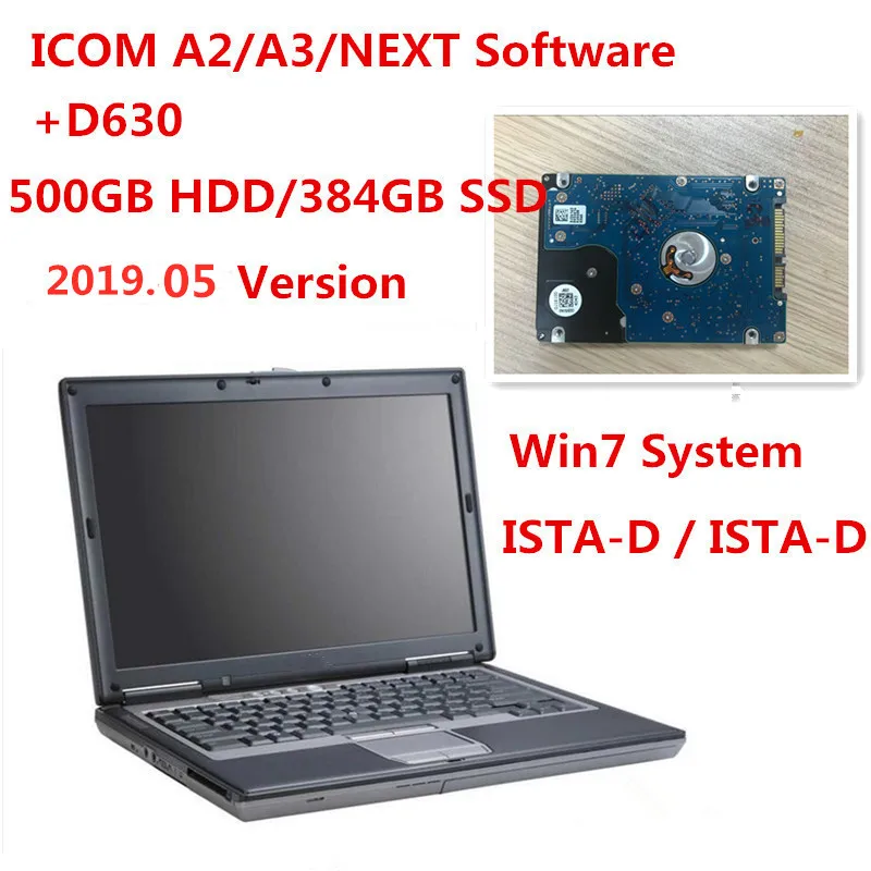 2019.05 for BMW ICOM/ICOM A2/ A3/NEXT Software HDD or SSD For Win7 System Diagnostic Software Programming with D630 Laptop
2019.05 for BMW ICOM/ICOM A2/ A3/NEXT Software HDD or SSD For Win7 System Diagnostic Software Programming with D630 Laptop