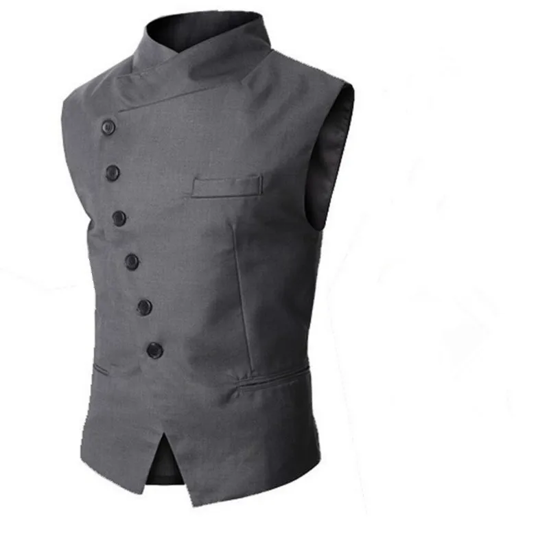 New men's vest vest turtleneck oblique mouth men suit vest wedding waistcoats single breasted waistcoat for sale Custom Made
New men's vest vest turtleneck oblique mouth men suit vest wedding waistcoats single breasted waistcoat for sale Custom Made