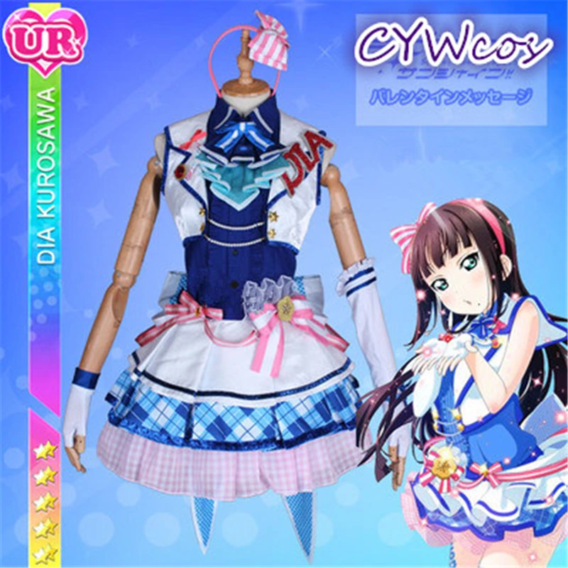 Anime Cosplay Lovelive Sunshines Aquors Arcade After School Kurosawa Dia Cosplay Costume Uniforms Party Dresses For Female
Anime Cosplay Lovelive Sunshines Aquors Arcade After School Kurosawa Dia Cosplay Costume Uniforms Party Dresses For Female