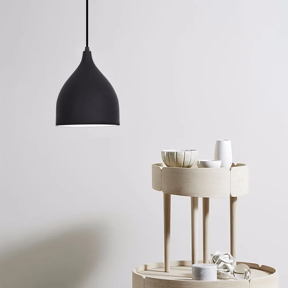 LAZG Modern Pendant Lights Kitchen Suspension Vintage Pendant Lamp Black Hanging Light Lustre Home Lighting with 2-Pack Cords
LAZG Modern Pendant Lights Kitchen Suspension Vintage Pendant Lamp Black Hanging Light Lustre Home Lighting with 2-Pack Cords