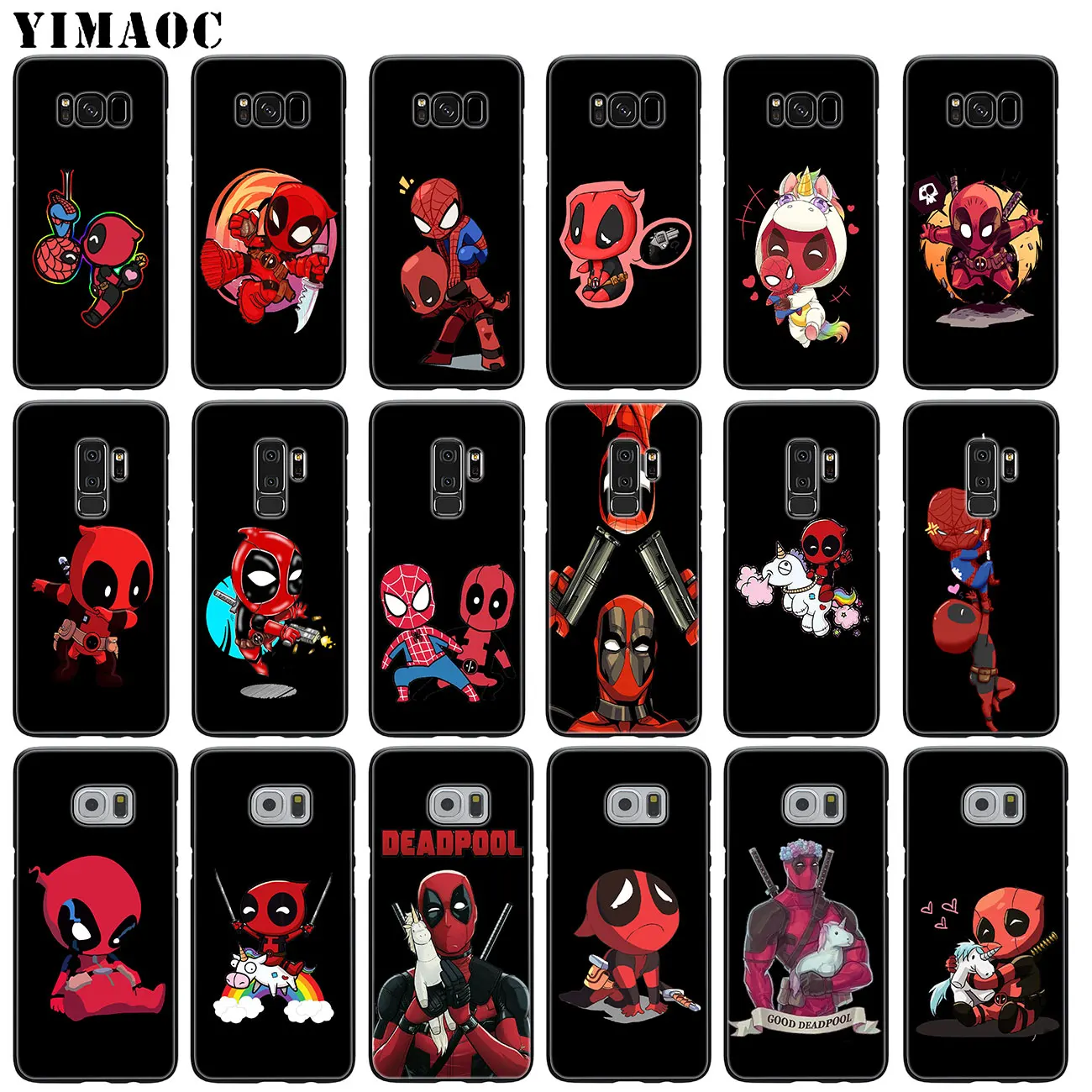 YIMAOC Marvel funny unicorn Deadpool Soft Silicone Phone Case for Samsung Galaxy S10 S9 S8 Plus S6 S7 Edge S10e E Black Cover
YIMAOC Marvel funny unicorn Deadpool Soft Silicone Phone Case for Samsung Galaxy S10 S9 S8 Plus S6 S7 Edge S10e E Black Cover