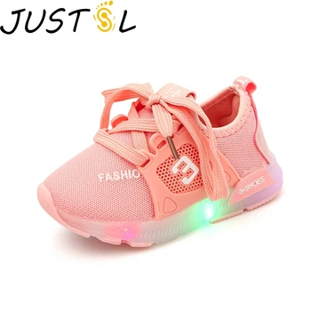 JUSTSL 2018 new autumn children's fashion sneakers flashing lights shoes kids LED shoes boys girls soft non-slip running shoes
JUSTSL 2018 new autumn children's fashion sneakers flashing lights shoes kids LED shoes boys girls soft non-slip running shoes