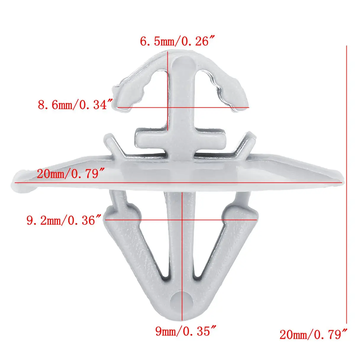 10X For RENAULT Clio Kangoo Scenic Laguna door bumper trim moulding panel clips 10X For RENAULT Clio Kangoo Scenic Laguna door bumper trim moulding panel clips