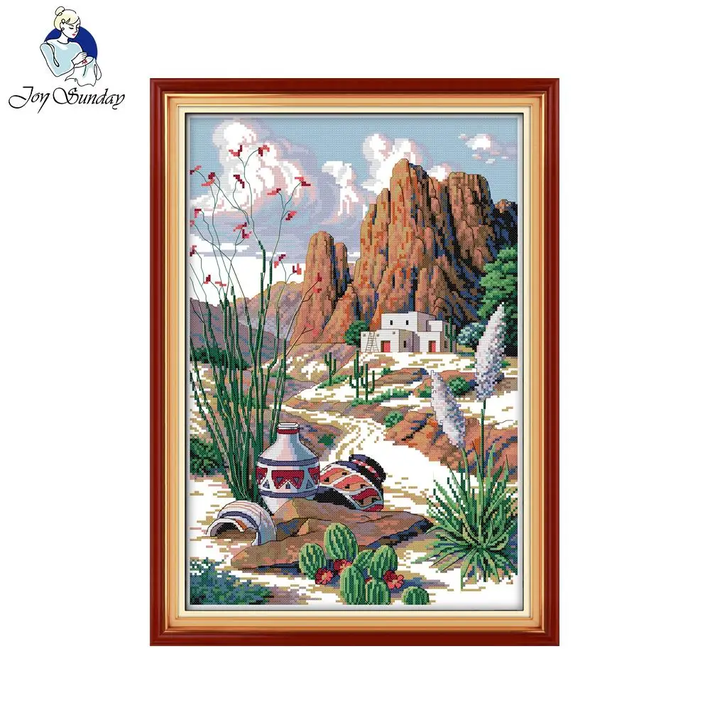 Joy Sunday The Silk Road Painting 11CT 14CT Cross Stitch Sets Needlepoint Cross Stitch Kits for Embroidery Home Decor Needlework
Joy Sunday The Silk Road Painting 11CT 14CT Cross Stitch Sets Needlepoint Cross Stitch Kits for Embroidery Home Decor Needlework