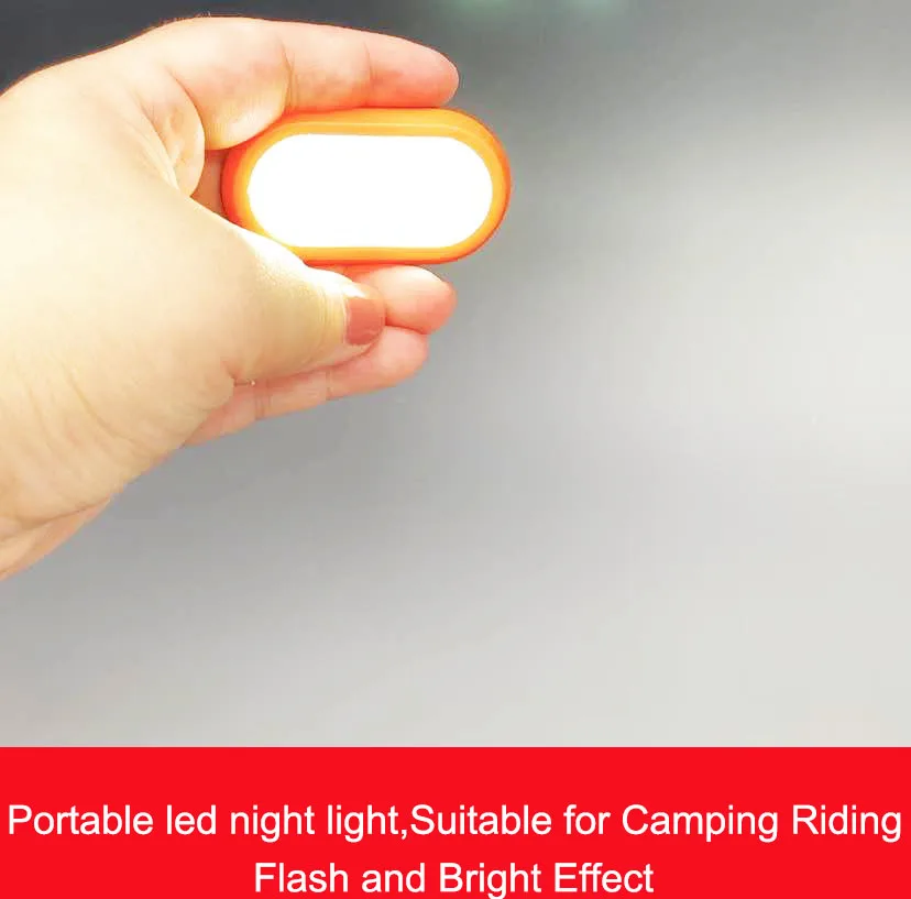 Highlight Led Night Light Portable Lamp Flashing Warning Lamp Mini Push Switch Lights for Camping Riding
Highlight Led Night Light Portable Lamp Flashing Warning Lamp Mini Push Switch Lights for Camping Riding