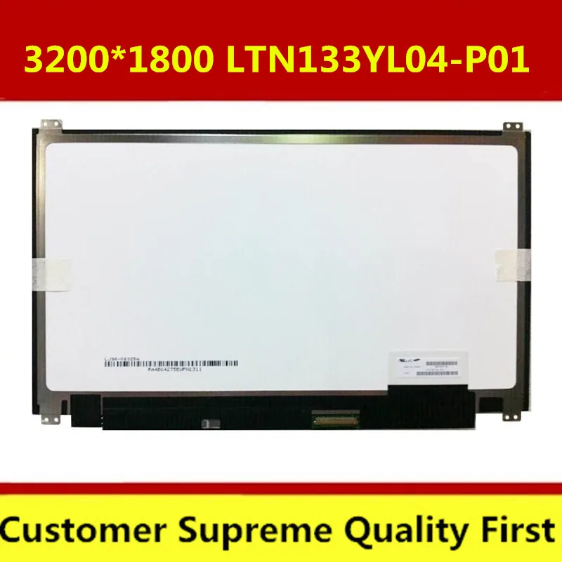 New 13.3'' Laptop lcd led screen LTN133YL06-H01 LTN133YL04-P01 For hp Laptop 3K SCREEN
New 13.3'' Laptop lcd led screen LTN133YL06-H01 LTN133YL04-P01 For hp Laptop 3K SCREEN