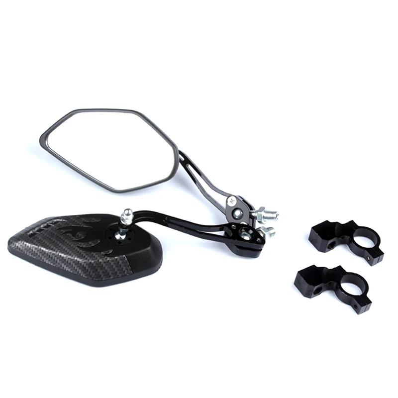 2Pcs/Lot Carbon Pattern 360 Rotate Mountain Road Bicycle Rear View Mirror Bike Reflective Safety Handlebar Rearview Mirror
2Pcs/Lot Carbon Pattern 360 Rotate Mountain Road Bicycle Rear View Mirror Bike Reflective Safety Handlebar Rearview Mirror