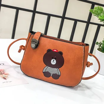 2018 female bag new Messenger bag cartoon cute bear shoulder bag mini pu mobile phone small square bag bolsa femininaNB067
2018 female bag new Messenger bag cartoon cute bear shoulder bag mini pu mobile phone small square bag bolsa femininaNB067