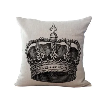 1 Piece Imperial Crown Pillowcase Imperial Crown Pillow Case 45X45CM Square Imperial Crown Pillow Cover For Home G1001 
1 Piece Imperial Crown Pillowcase Imperial Crown Pillow Case 45X45CM Square Imperial Crown Pillow Cover For Home G1001