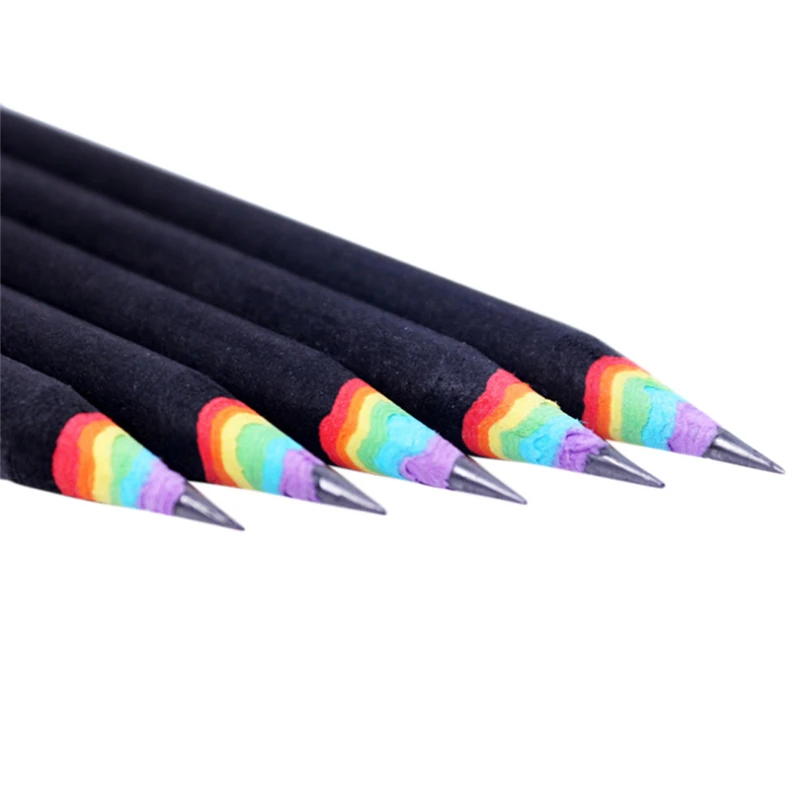 5 Pcs Rainbow Wooden 2B Pencils Kawaii Gradient Student Cylindrical Pencil For Kids Gift School Supplies Pencil Stationery J20
5 Pcs Rainbow Wooden 2B Pencils Kawaii Gradient Student Cylindrical Pencil For Kids Gift School Supplies Pencil Stationery J20