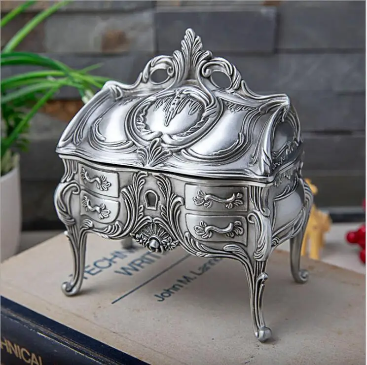 retro creative metal jewelry box jewelry storage organizer makeup organizer box for girl gifts desktop organizer Z176
retro creative metal jewelry box jewelry storage organizer makeup organizer box for girl gifts desktop organizer Z176