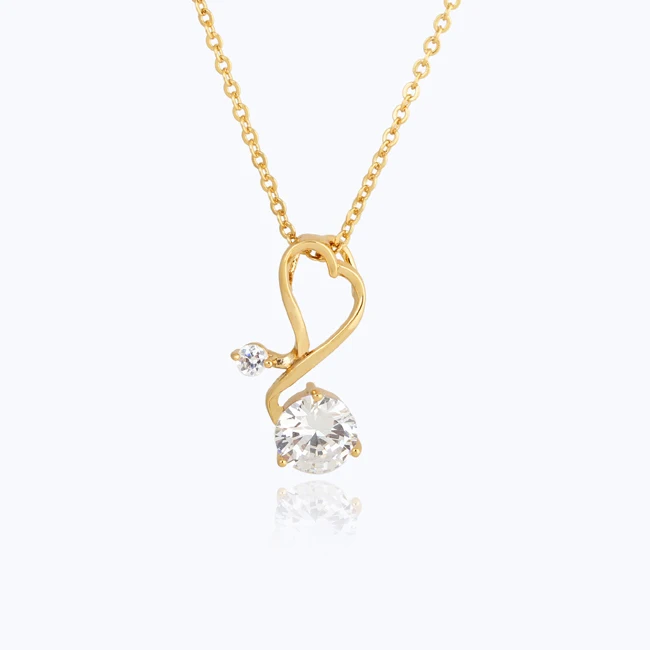 Gussiarro Wholesale Delicate Love Gold-color / White Gold-color Clear Round Cubic Zirconia Pendant Women Necklace No Nickel
Gussiarro Wholesale Delicate Love Gold-color / White Gold-color Clear Round Cubic Zirconia Pendant Women Necklace No Nickel