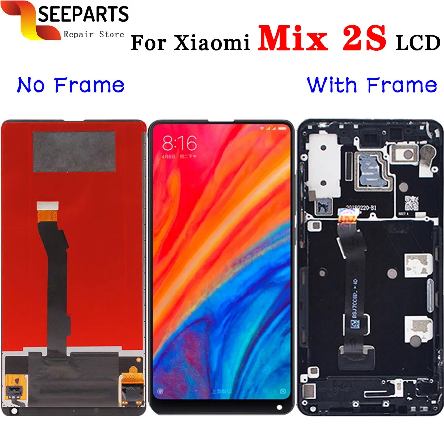 

Xiaomi Mi Mix 2S Mix2S LCD Display Touch Screen 100% New Digitizer Replacement Assembly Glass Panel 5.99"For Xiaomi Mi Mix 2S