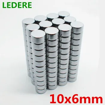 LEDERE 50/100pcs 10mm x 6mm 10*6 strong Circular Disc Magnet Neodymium Magnet 10x6 10mmx6mm
LEDERE 50/100pcs 10mm x 6mm 10*6 strong Circular Disc Magnet Neodymium Magnet 10x6 10mmx6mm