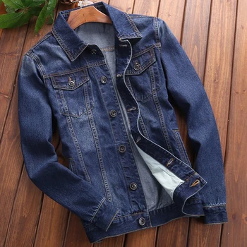Plus Size XXXXL Casual Men's Denim Jacket and Coats European Man's Jeans Coats Thin Spring and Summer Style Male Overcoat A704 
Plus Size XXXXL Casual Men's Denim Jacket and Coats European Man's Jeans Coats Thin Spring and Summer Style Male Overcoat A704
