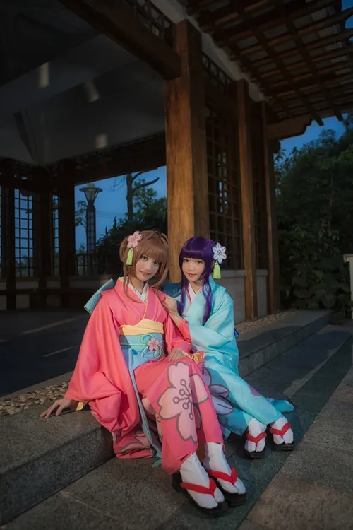 Cardcaptor Sakura kinomoto sakura and Daidoji Tomoyo printting kimono with belt and hair accessory
Cardcaptor Sakura kinomoto sakura and Daidoji Tomoyo printting kimono with belt and hair accessory
