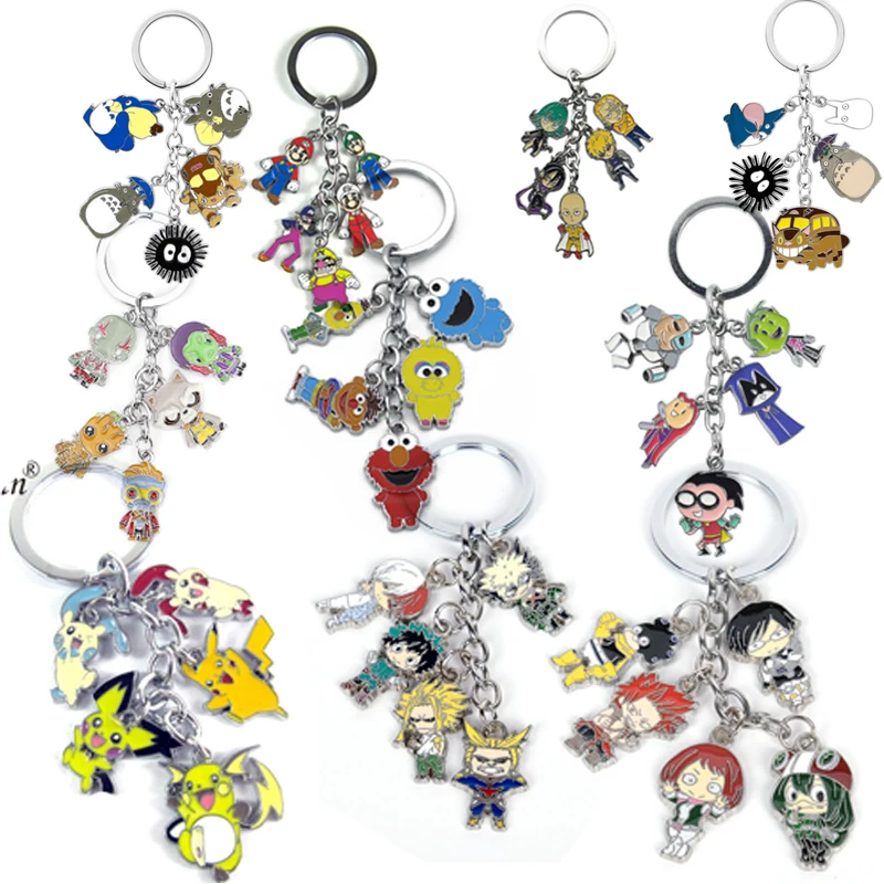 Cute Keychain Pocket Man My Hero Academia Super Mario Totoro One Punch Man Key Chain Ring Anime Keyring Kids Key Holder Gift
Cute Keychain Pocket Man My Hero Academia Super Mario Totoro One Punch Man Key Chain Ring Anime Keyring Kids Key Holder Gift