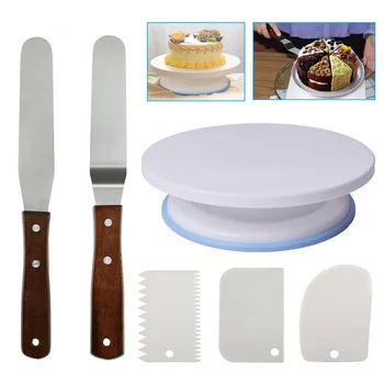 1 Set Cake Decorating Turntable Rotating Cake Stand with Comb & Icing Smoother + Icing Spatula Dropshipping FAS
1 Set Cake Decorating Turntable Rotating Cake Stand with Comb & Icing Smoother + Icing Spatula Dropshipping FAS