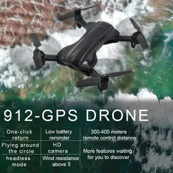 LeadingStar 912 RC Helicopter Professionele 5G WIFI GPS Borstelloze Quadrocopter met 1080 P HD Camera RC Drone Gift Speelgoed
LeadingStar 912 RC Helicopter Professionele 5G WIFI GPS Borstelloze Quadrocopter met 1080 P HD Camera RC Drone Gift Speelgoed