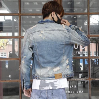 Men's Denim Jacket 2019 Spring and Autumn Fashion Casual Long-sleeved Shirt Trend Youthful Denim Blue Jacket Size S- XXXL
Men's Denim Jacket 2019 Spring and Autumn Fashion Casual Long-sleeved Shirt Trend Youthful Denim Blue Jacket Size S- XXXL