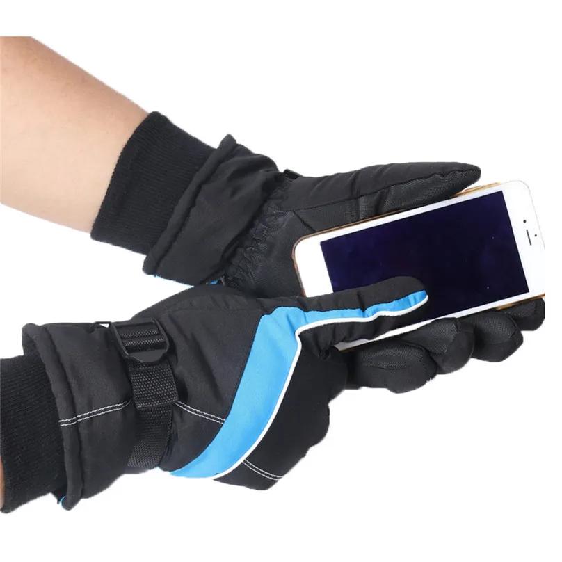 New Women Men Ski Gloves Winter Waterproof Anti-Cold Warm Gloves Outdoor Sport Snow Sportswear Camping Skiing Gloves #3j15 (2)