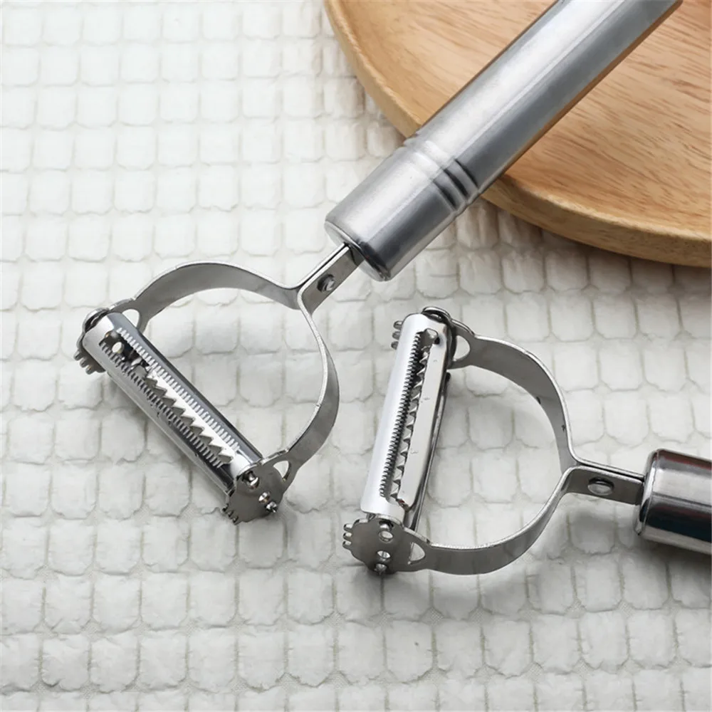 2pc Stainless Steel Peeler Grater Multi-function Vegetable Fruit Peel Shredder Slicer Grater Kitchen Accessories z0606#G30
2pc Stainless Steel Peeler Grater Multi-function Vegetable Fruit Peel Shredder Slicer Grater Kitchen Accessories z0606#G30
