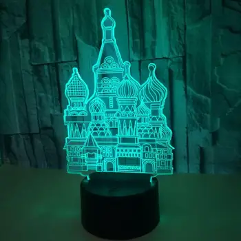 Colorful LED 3D Vision Night Light Old Castle Image Touchment Control Color 3D Night Lamp Desk Light
Colorful LED 3D Vision Night Light Old Castle Image Touchment Control Color 3D Night Lamp Desk Light