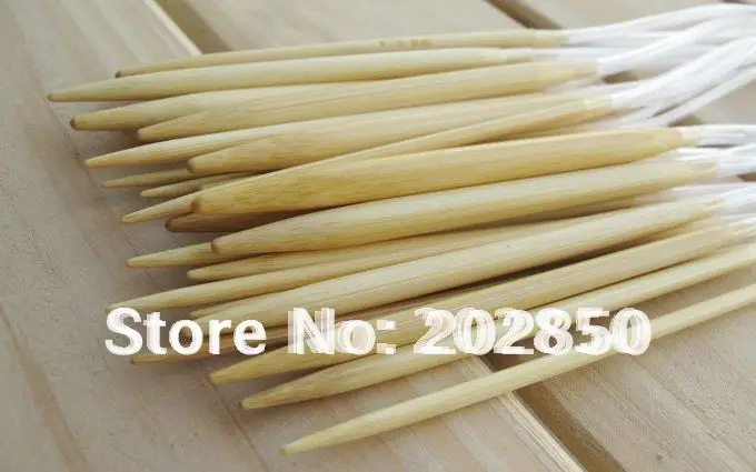 

Free shipping 32" circular bamboo knitting needles,14 different sizes come to one pack,size from2.0mm to 10mm,very hot product!!
