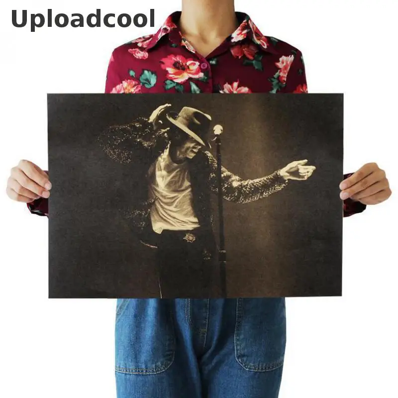 Uploadcool_ Michael Jackson / nostalgic retro star kraft paper poster / living room bedroom decorated flower 51x35.5 centimeters
Uploadcool_ Michael Jackson / nostalgic retro star kraft paper poster / living room bedroom decorated flower 51x35.5 centimeters