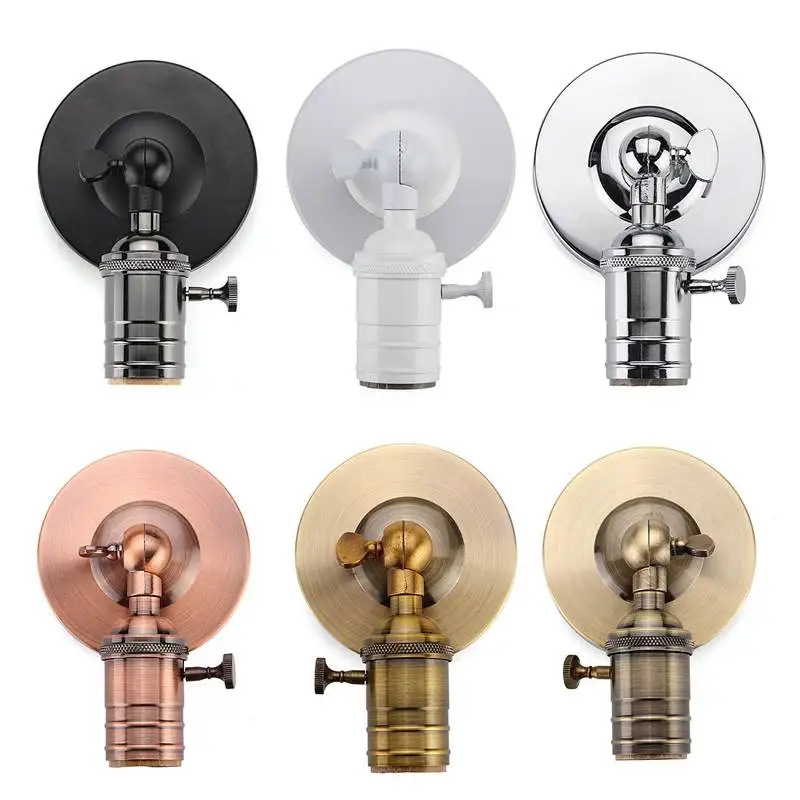 E27 Lamp Base Industrial Modern Vintage Retro Antique Ceiling Light Wall Lamp Bulb Lamp Holder Socket Sconce AC110-240V
E27 Lamp Base Industrial Modern Vintage Retro Antique Ceiling Light Wall Lamp Bulb Lamp Holder Socket Sconce AC110-240V