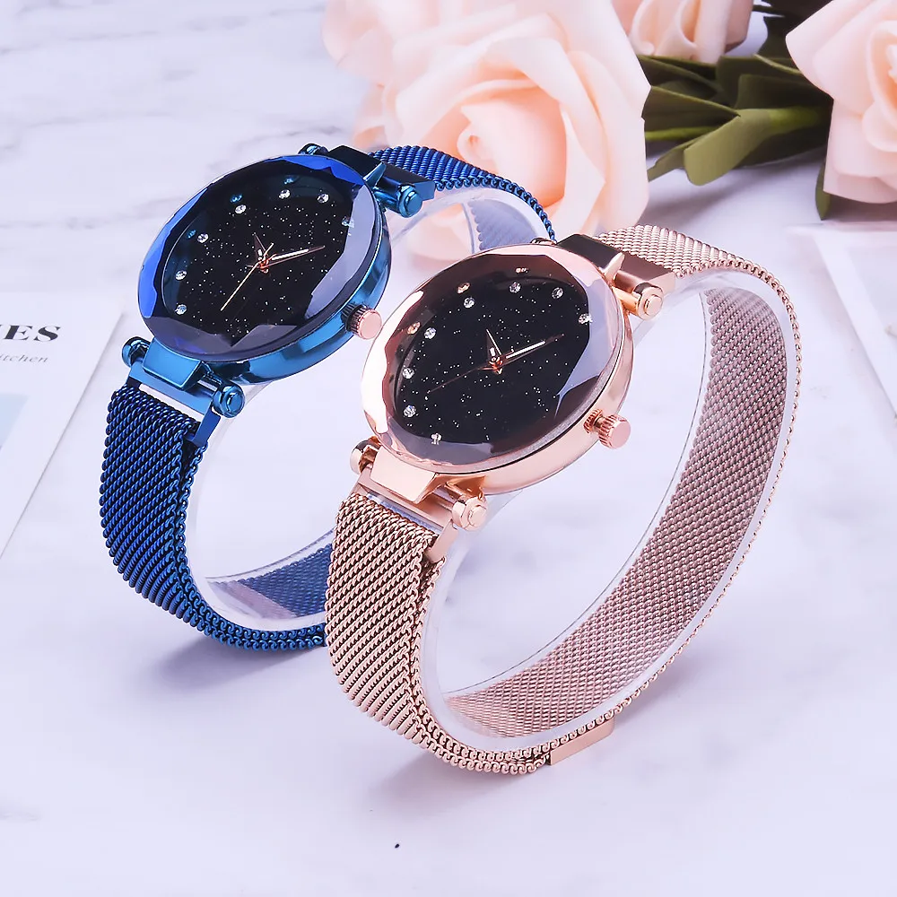 Luxury Women Watches Magnetic Starry Sky Female Clock Quartz Wristwatch Fashion Ladies Wrist Watch reloj mujer relogio feminino
Luxury Women Watches Magnetic Starry Sky Female Clock Quartz Wristwatch Fashion Ladies Wrist Watch reloj mujer relogio feminino