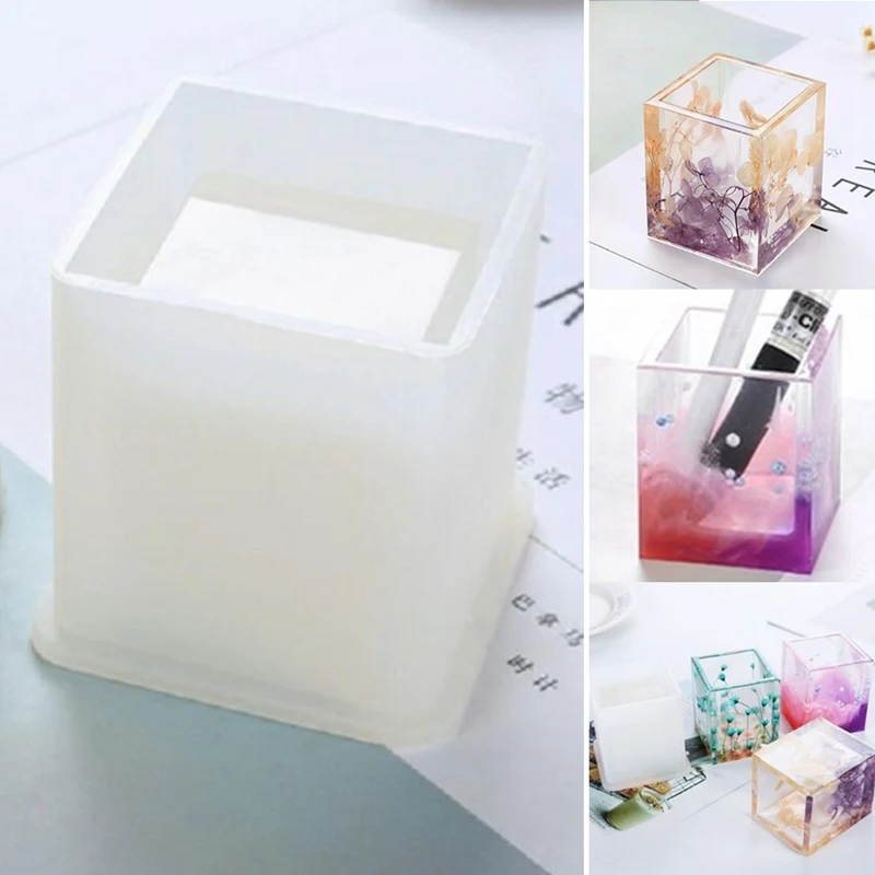 New Transparent Silicone Mould Cute Casting Molds DIY Craft Flower Storage Jewelry Pen Holder Molds Silicone Cup Mould Supplies
New Transparent Silicone Mould Cute Casting Molds DIY Craft Flower Storage Jewelry Pen Holder Molds Silicone Cup Mould Supplies