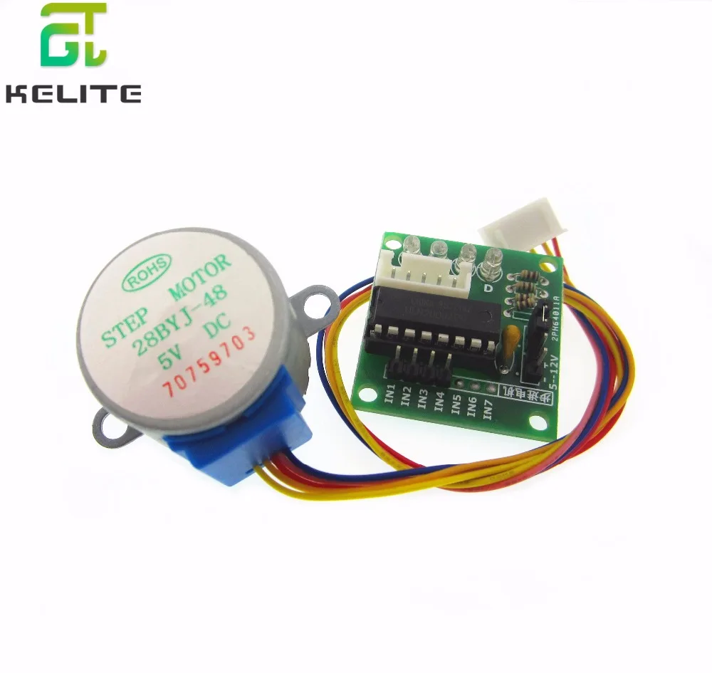1LOT 5V 4-phase Stepper + Driver Board ULN2003 1 x Stepper +1x ULN2003 Driver board
1LOT 5V 4-phase Stepper + Driver Board ULN2003 1 x Stepper +1x ULN2003 Driver board