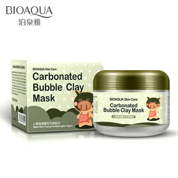 bioaqua Black Pig Carbonated Bubble Clay Mask sleep treatment mask whitening hydration blackheads remover cosmetics face masks 
bioaqua Black Pig Carbonated Bubble Clay Mask sleep treatment mask whitening hydration blackheads remover cosmetics face masks