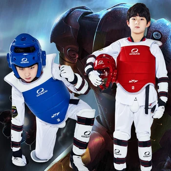 High Quality WTF approved Taekwondo protectors 5pcs chest gear shin arm guards Adult Child headgear MMA kick body hugo Helmet
High Quality WTF approved Taekwondo protectors 5pcs chest gear shin arm guards Adult Child headgear MMA kick body hugo Helmet