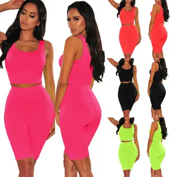 2Pcs Womens Sports Yoga Workout Tank Top Pants Outfit Suit Tracksuit Jumpsuit Summer 2019 New
2Pcs Womens Sports Yoga Workout Tank Top Pants Outfit Suit Tracksuit Jumpsuit Summer 2019 New