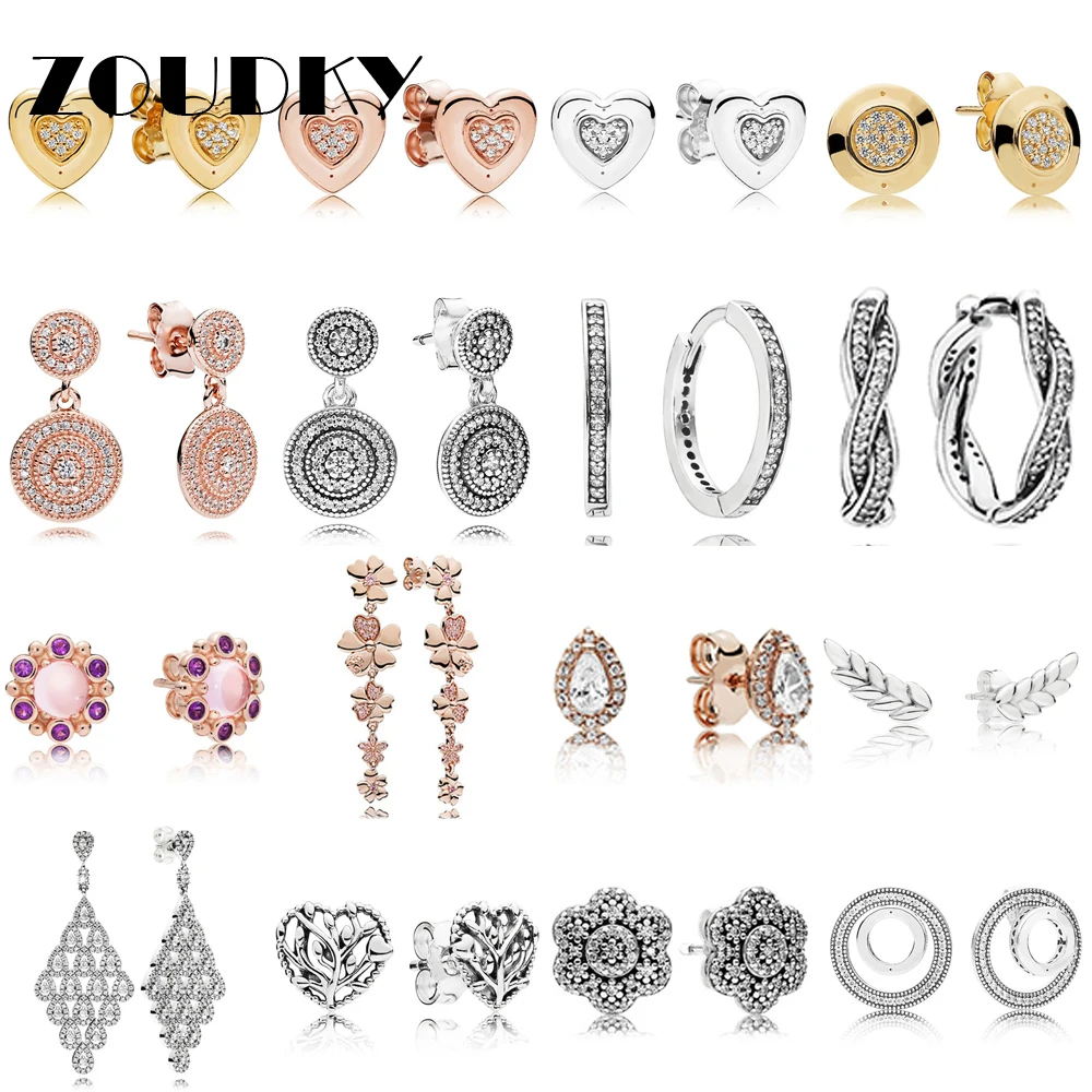 2018 NEW 100% 925 Sterling Silver Signature Heart Stud Heraldic Earrings Shine & Clear CZ Fit DIY Women Rose Gold Jewelry Gift
2018 NEW 100% 925 Sterling Silver Signature Heart Stud Heraldic Earrings Shine & Clear CZ Fit DIY Women Rose Gold Jewelry Gift