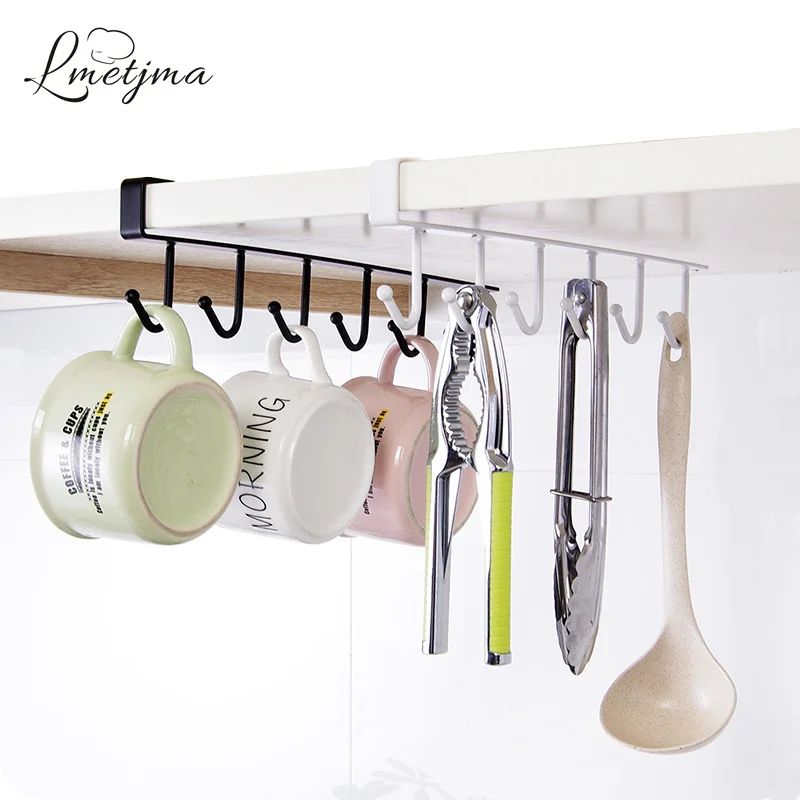 LMETJMA Stainless Steel Kitchen Storage Holders Racks Cupboard Hanging Hook Shelf Dish Hanger Bathroom Organizer Holder KC0509-6
LMETJMA Stainless Steel Kitchen Storage Holders Racks Cupboard Hanging Hook Shelf Dish Hanger Bathroom Organizer Holder KC0509-6