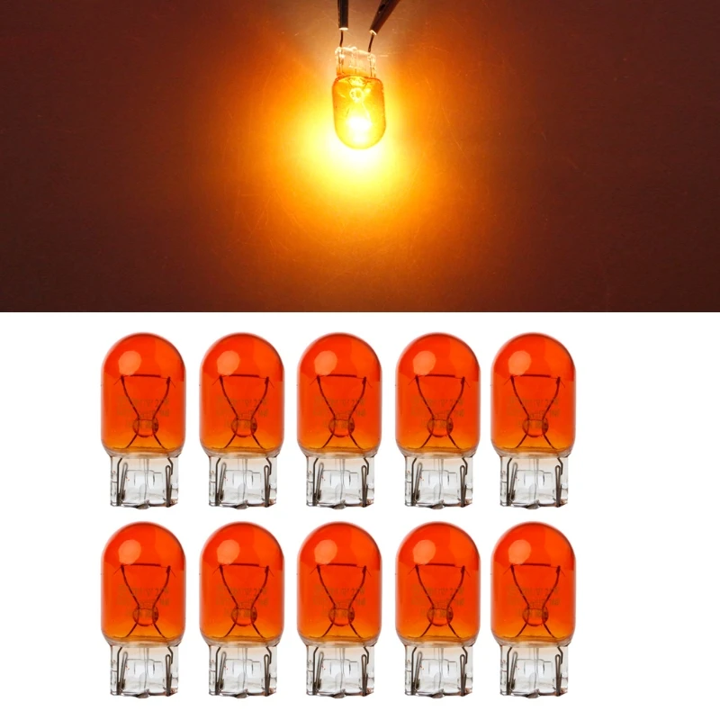10pcs T20 W21/5W 3800K Glass DRL Turn Signal Stop Brake Tail Light Bulb Amber Light 7443 Indicators Lights Yellow Car light
10pcs T20 W21/5W 3800K Glass DRL Turn Signal Stop Brake Tail Light Bulb Amber Light 7443 Indicators Lights Yellow Car light