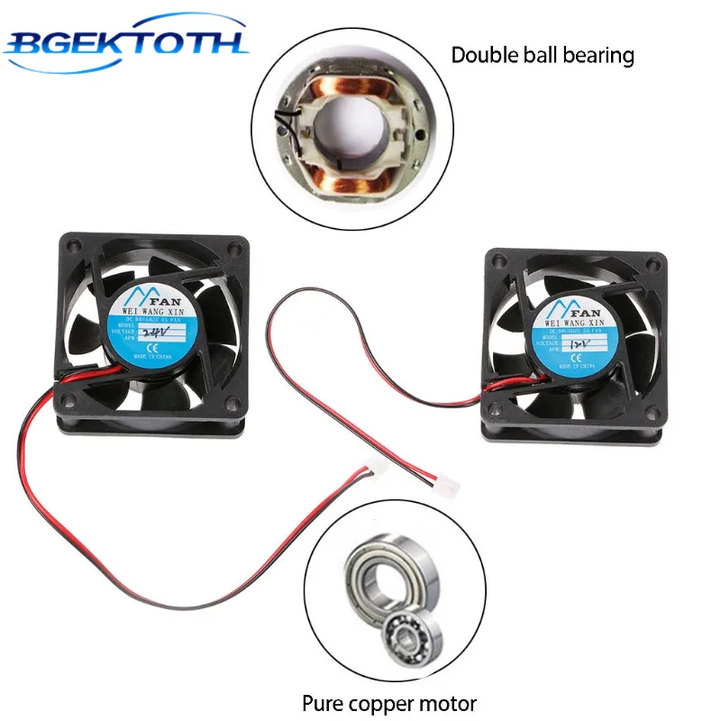 Mini Cooling Fan 60*60*25mm DC 12V 24V 2-Pin Cooler Brushless PC CPU Case Cooling Fan 6025 dropshipping
Mini Cooling Fan 60*60*25mm DC 12V 24V 2-Pin Cooler Brushless PC CPU Case Cooling Fan 6025 dropshipping