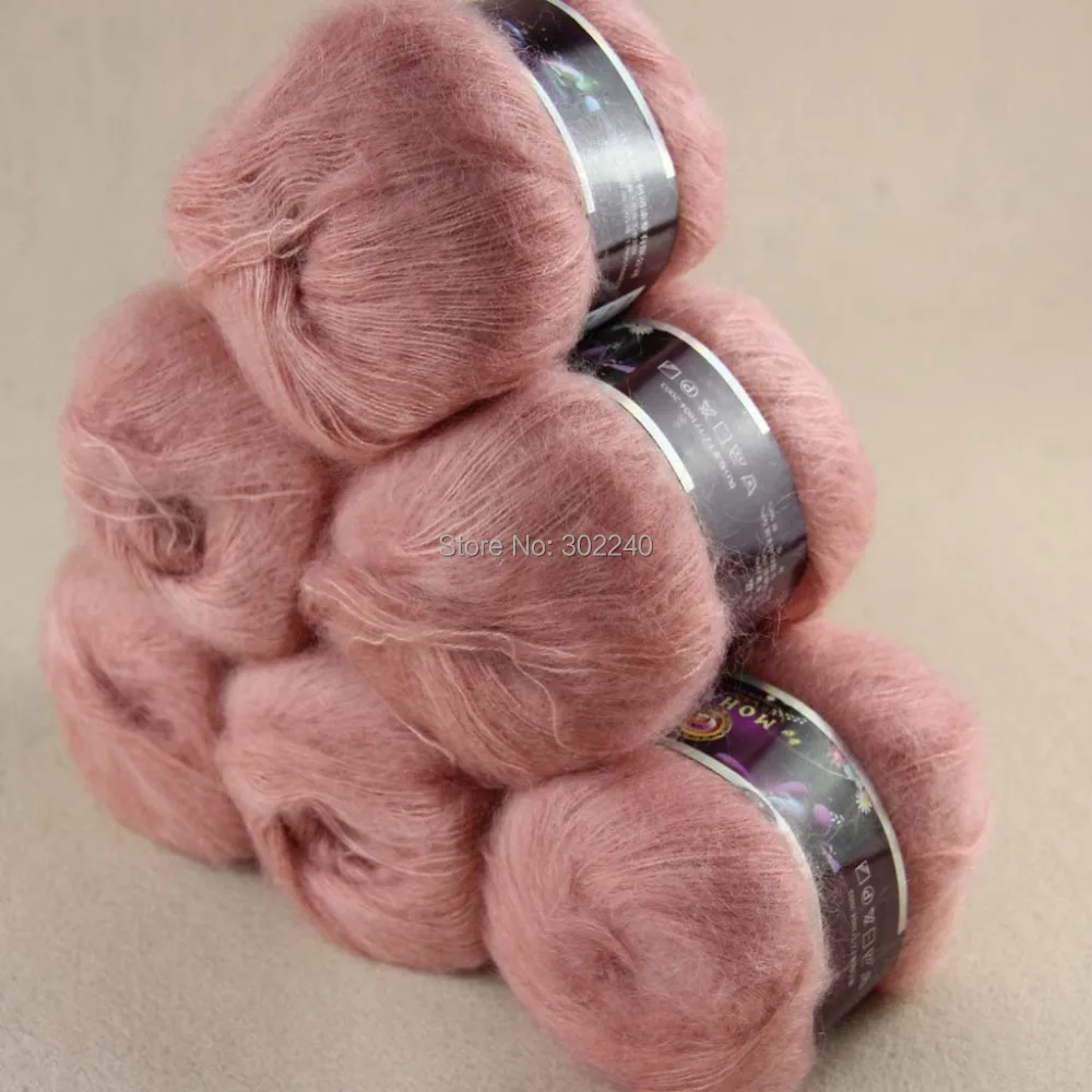 Sale Lot of 6 balls x 50g LACE MOHAIR Cashmere silk hand Yarn Knitting salmom pink 06
Sale Lot of 6 balls x 50g LACE MOHAIR Cashmere silk hand Yarn Knitting salmom pink 06