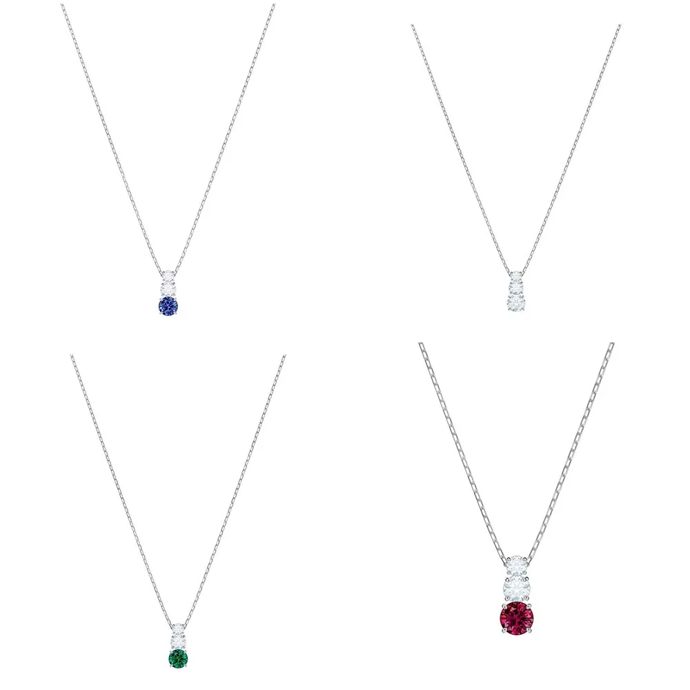 SWA RO 2019 Winter New Attract Trilogy Round Pendant Blue White Green Red Girlfriend Fashion Luxury Gift Free Shipping
SWA RO 2019 Winter New Attract Trilogy Round Pendant Blue White Green Red Girlfriend Fashion Luxury Gift Free Shipping
