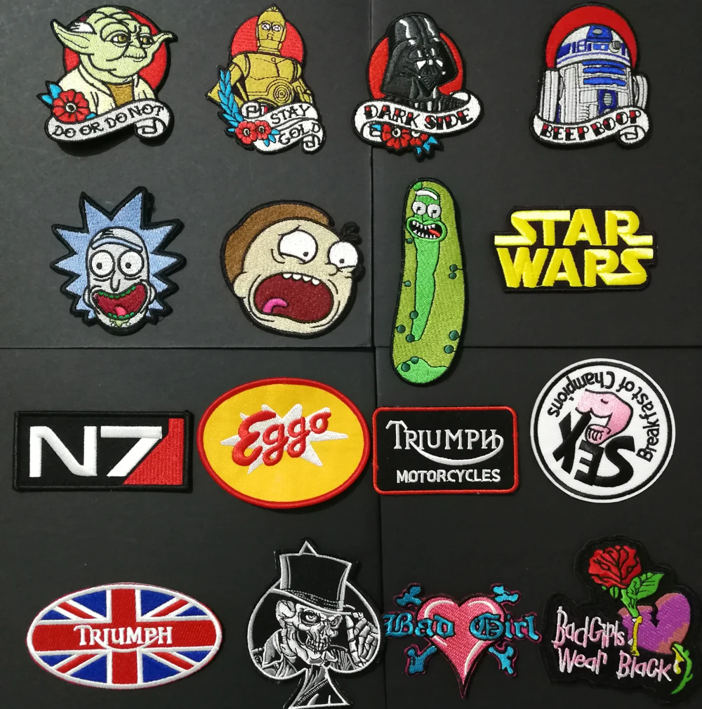 Star Wars iron on Darth Vader Dark Side triumph patches of TV Embroidered jeans patch applique badges diy clothing sticker
Star Wars iron on Darth Vader Dark Side triumph patches of TV Embroidered jeans patch applique badges diy clothing sticker