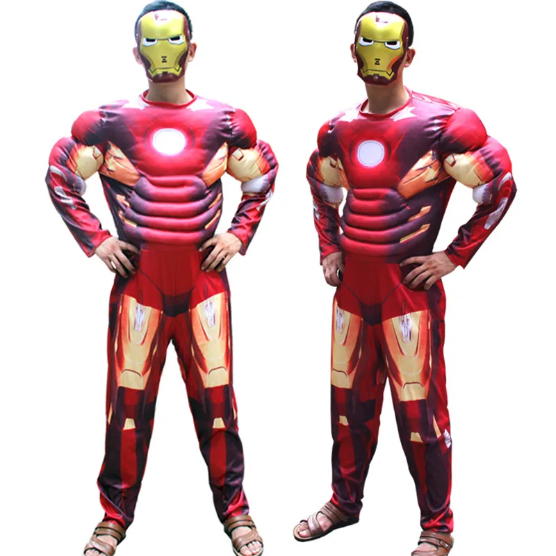 COUHUNT 2017 Marvel Iron Man Muscle Costume Ironman Superhero Onesies for Adult Halloween Red Avergers Superhero Fancy DreSS
COUHUNT 2017 Marvel Iron Man Muscle Costume Ironman Superhero Onesies for Adult Halloween Red Avergers Superhero Fancy DreSS