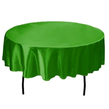 145cm Round handmade Satin Table Cloth Covers Tablecloth For Home Wedding tables restaurant Party Christmas Decoration green30 
145cm Round handmade Satin Table Cloth Covers Tablecloth For Home Wedding tables restaurant Party Christmas Decoration green30