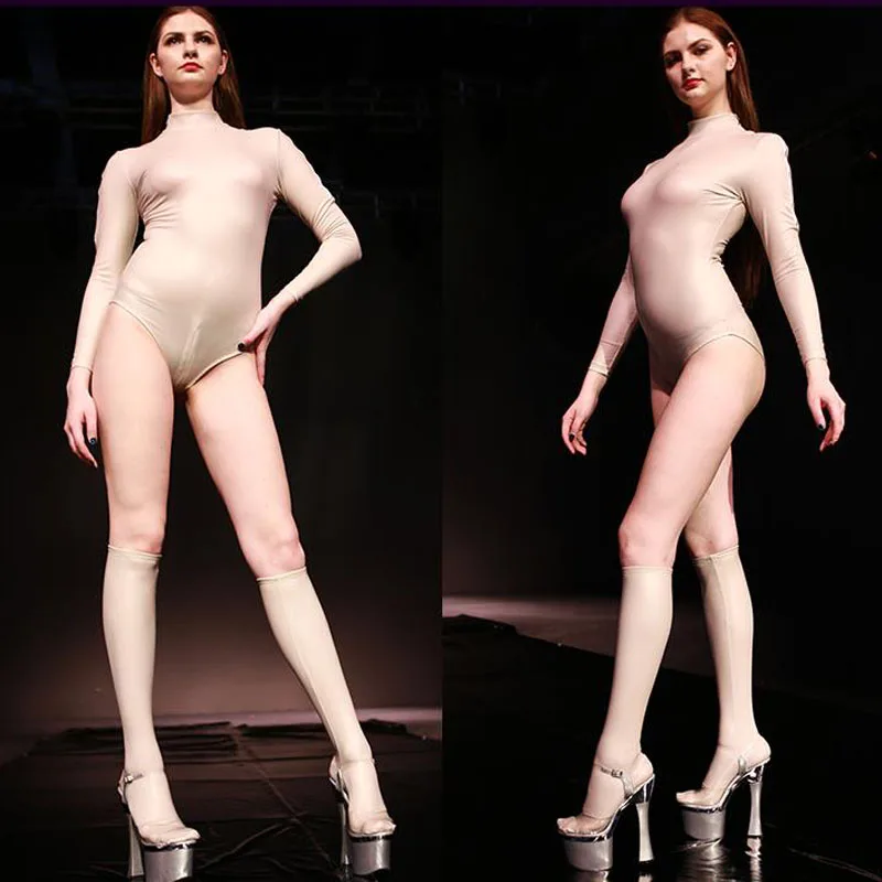 XXL Turtleneck Long Sleeve Bodysuit Sexy Black Bodysuits Zipper Open Crotch Latex Catsuit Pole Dance Bodycon Jumpsuit One Piece
XXL Turtleneck Long Sleeve Bodysuit Sexy Black Bodysuits Zipper Open Crotch Latex Catsuit Pole Dance Bodycon Jumpsuit One Piece