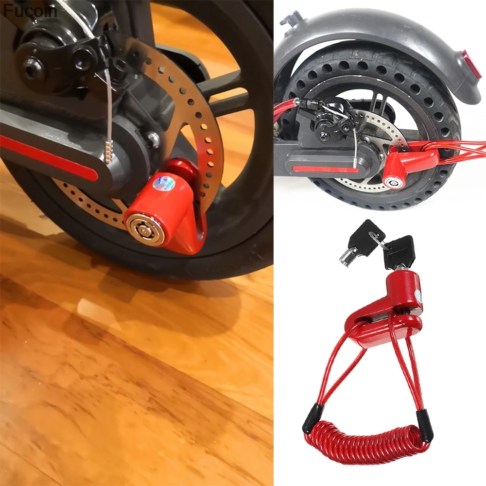 Disc Brake Lock Anti-theft Bicycle Electric Scooter Disc Brake Wheels Lock for Xiaomi Mijia M365
Disc Brake Lock Anti-theft Bicycle Electric Scooter Disc Brake Wheels Lock for Xiaomi Mijia M365