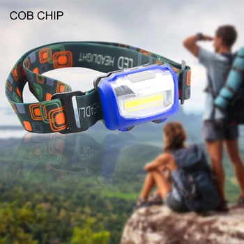 Waterproof 3 Modes 500Lm COB LED Headlight 3 AAA Flashlight Super Bright Headlamp With Headband For Camping Hiking Outdoor Led
Waterproof 3 Modes 500Lm COB LED Headlight 3 AAA Flashlight Super Bright Headlamp With Headband For Camping Hiking Outdoor Led