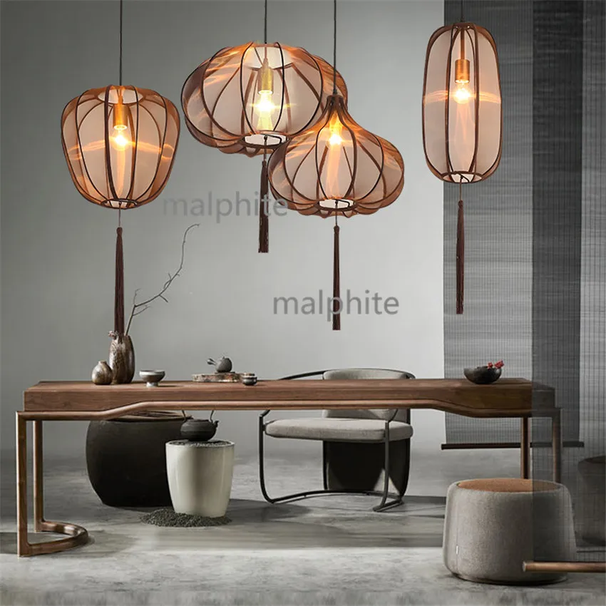 Modern Simple Lighting Light Fixture Chinese Style Retro Decor Pendant Lamp Living Room Bedroom Creative LED Pendant Lights
Modern Simple Lighting Light Fixture Chinese Style Retro Decor Pendant Lamp Living Room Bedroom Creative LED Pendant Lights